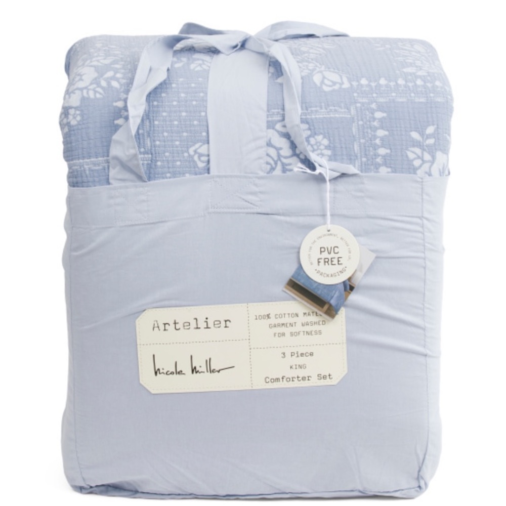 Nicole Miller Floral Comforter Set